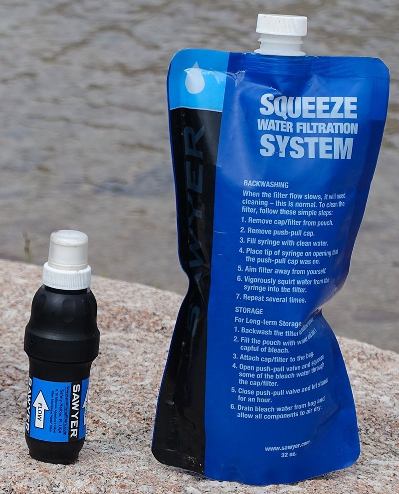 Sawyer Squeeze Water Filtration System - Best Backpacking and Hiking Gear