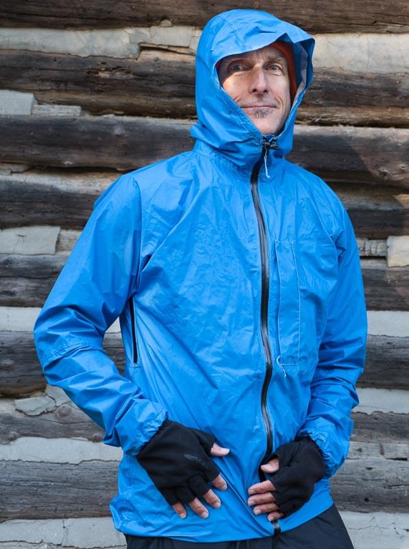 Zpacks Vertice lightweight rain jacket in blue