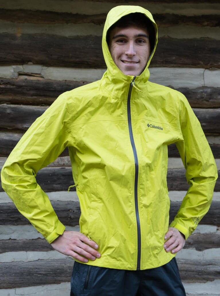 columbia men's lightweight rain jacket