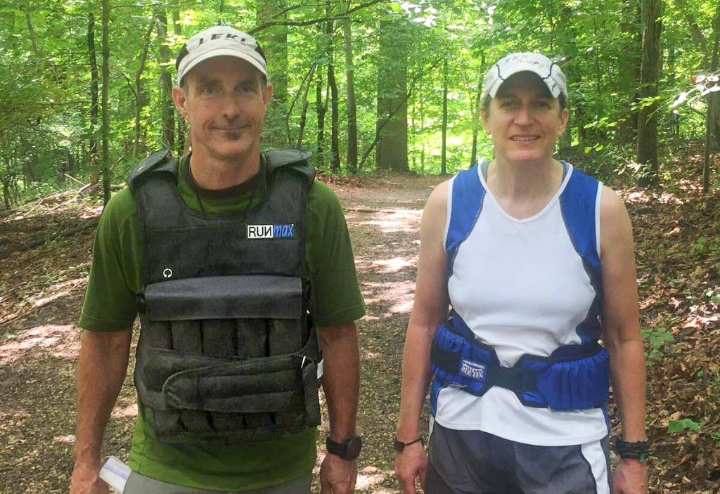 how to train for hiking and backpacking wearing gear like a weight vest and belt