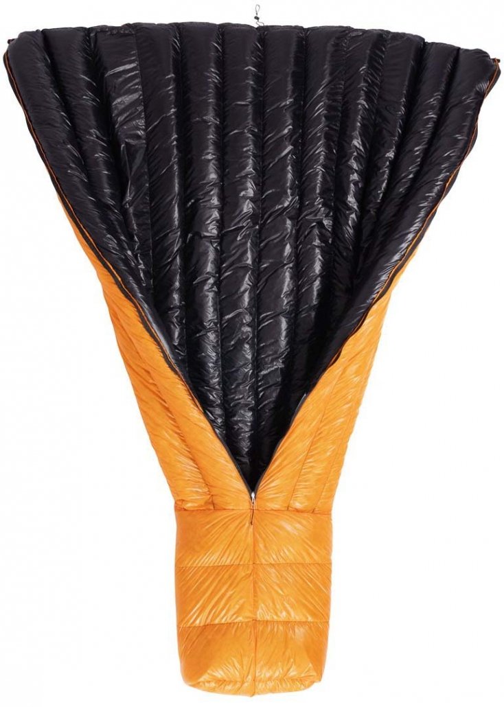 zpacks classic sleeping bag 20F orange, open