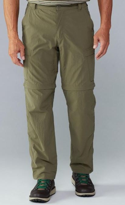 FEINION Men Outdoor Quick Dry Lightweight Waterproof Hiking Pants with Belt