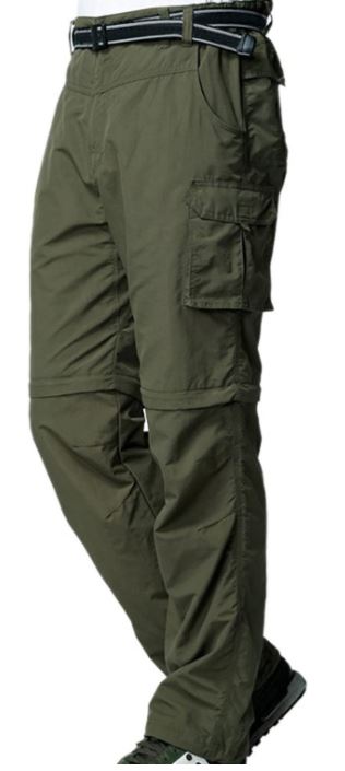 Hubunucc Men's Outdoor Casual Hiking Pants with Belt Waterproof Quick Dry Lightweight Flexibility Fishing Cargo Pants 