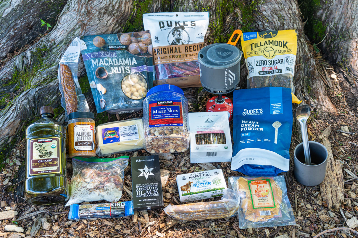 Keto Backpacking Food List 3 Day