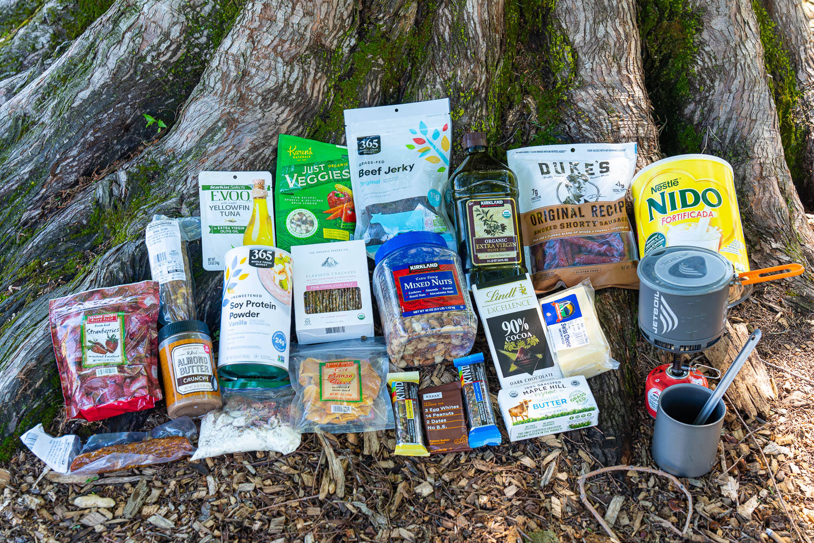 low carb backpacking food