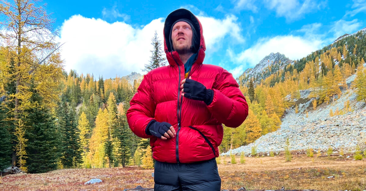 testing for Helios Down Jacket review