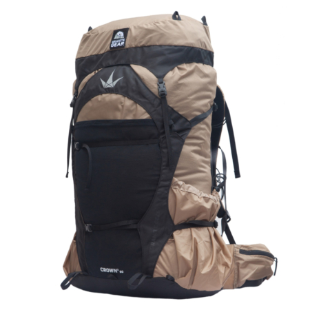 Granite Gear Crown 3 60 ultralight backpack in brown colorway