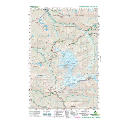 printed topo map