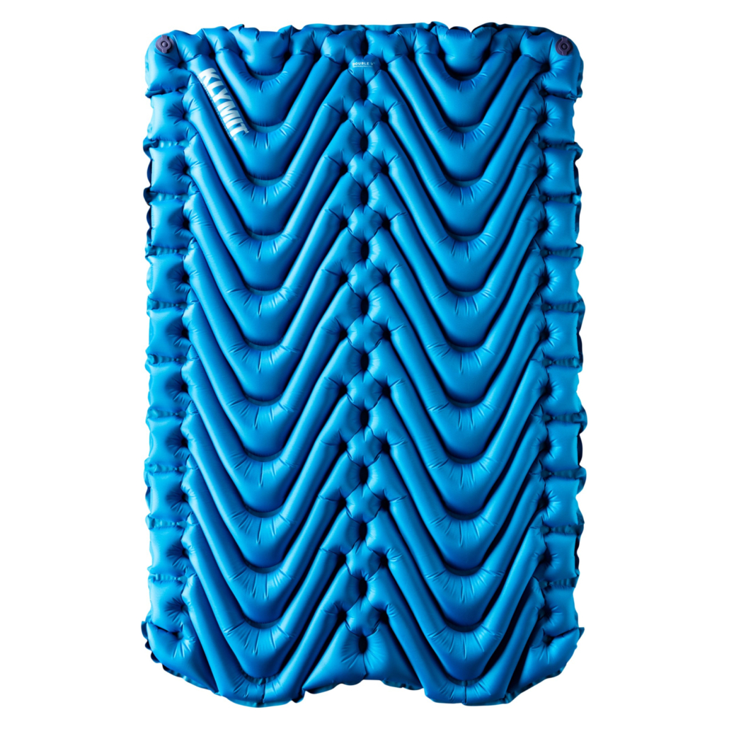 Klymit Double V two person sleeping pad in blue