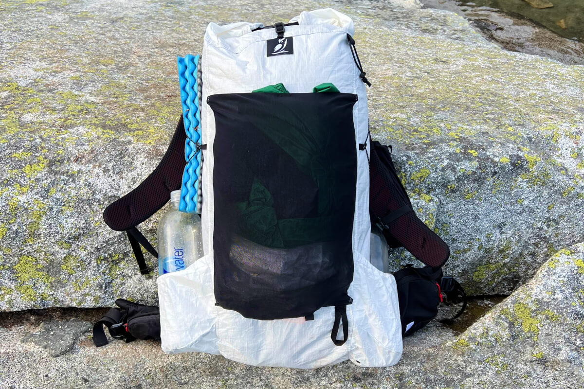 outdoor vitals cs40 ultra backpack review of mesh rear pocket
