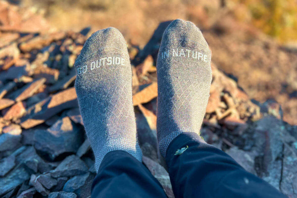 Testing the best hiking socks for trail running shoes