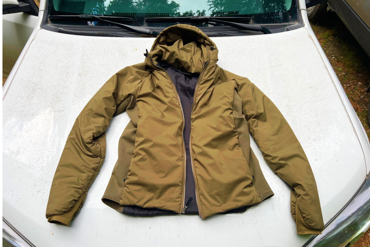 testing Enlightened Equipment Outcast Jacket for review