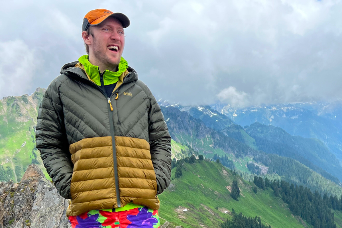 testing for the REI Magma 850 Down Hoodie review