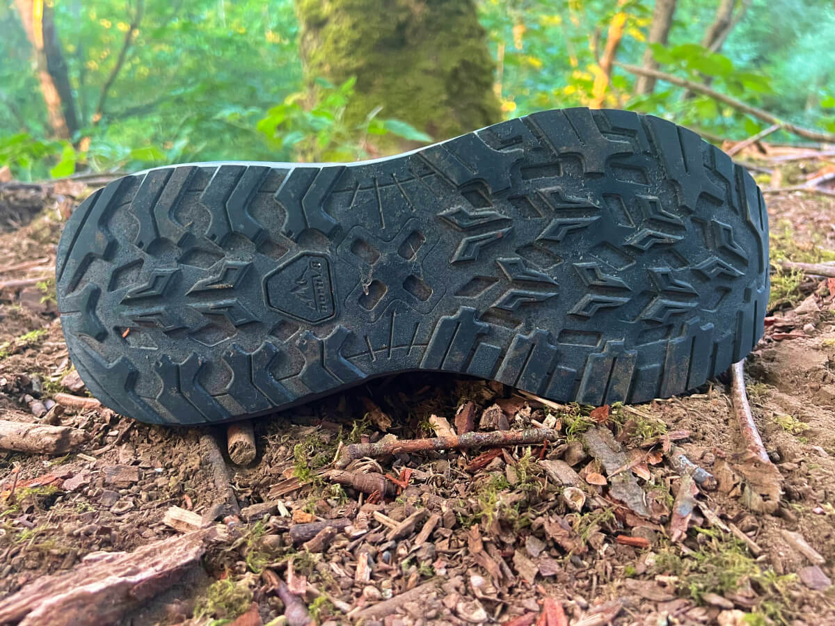 detail of tread outsole