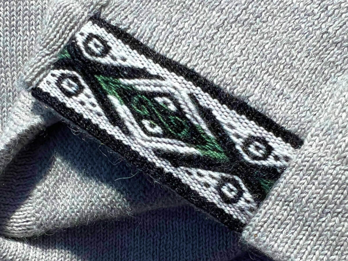 close up Peruvian flourish