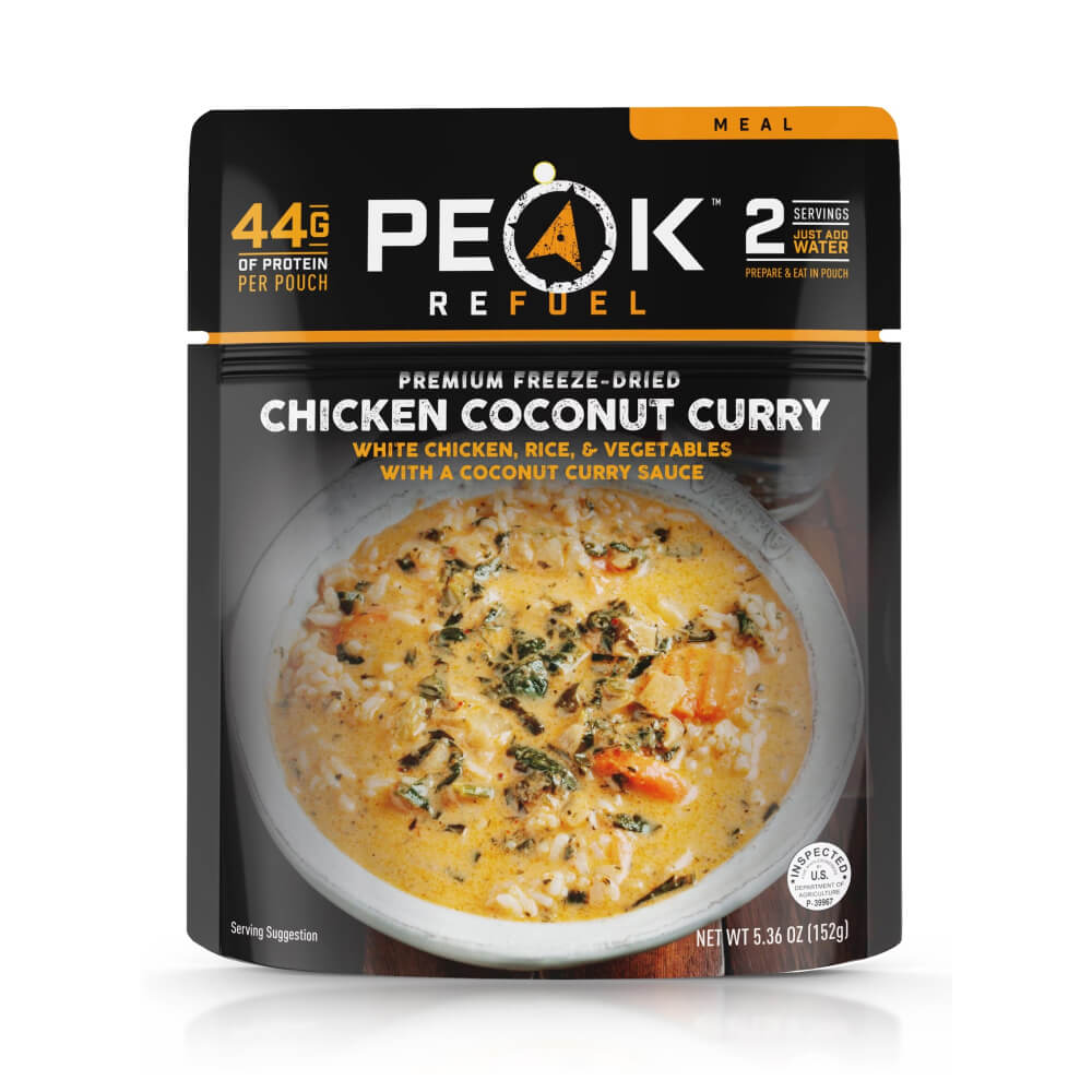Peak Refuel Coconut Curry freeze dried meals
