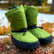 Testing The Best Down Booties for Backpacking