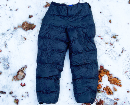 our favorite down pants for hiking