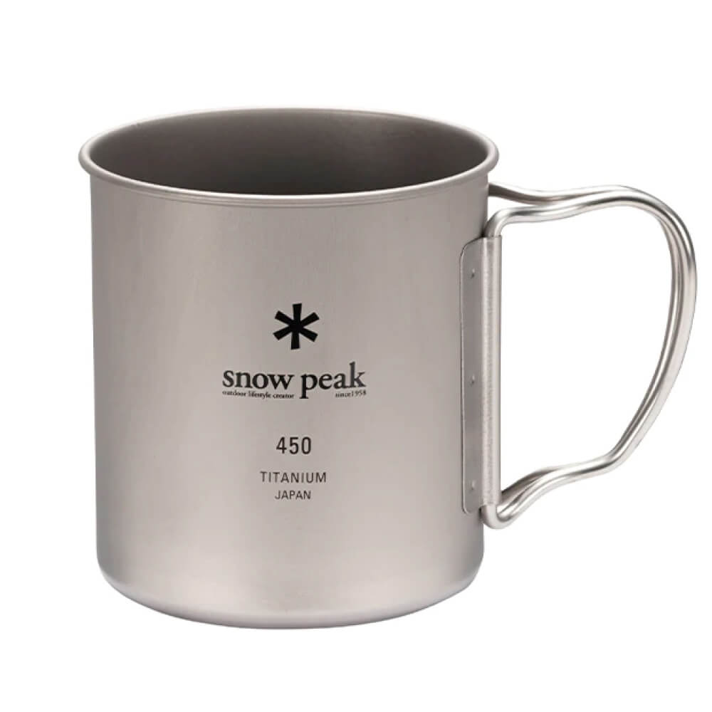 Snow Peak Single Wall Titanium 450 backpacking mug
