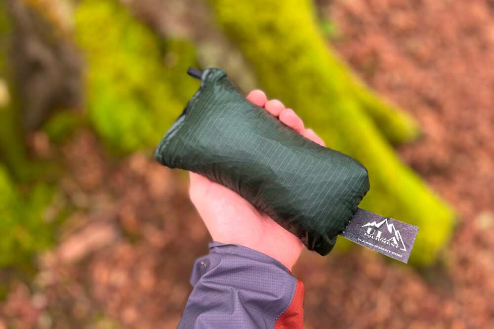 Best Rain Kilt Skirt Wrap For hiking-8 all packed up for scale