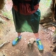 Hiking in Best Rain Kilt for ultralight backpacking