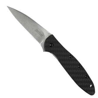 Kershaw Leek Carbon Fiber Stonewash Kershaw Leek Carbon Fiber Stonewash backpacking knife