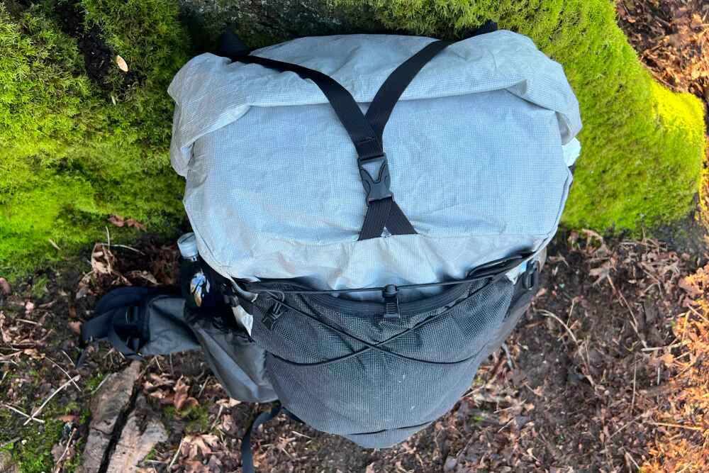 the best backpack for bear canister storage, viewed from above