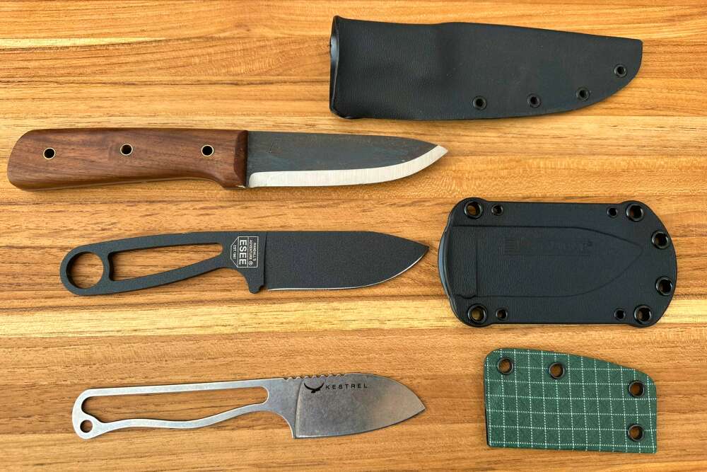 best backpacking knife-2 ultralight bushcraft knives for backpacking with fixed handles