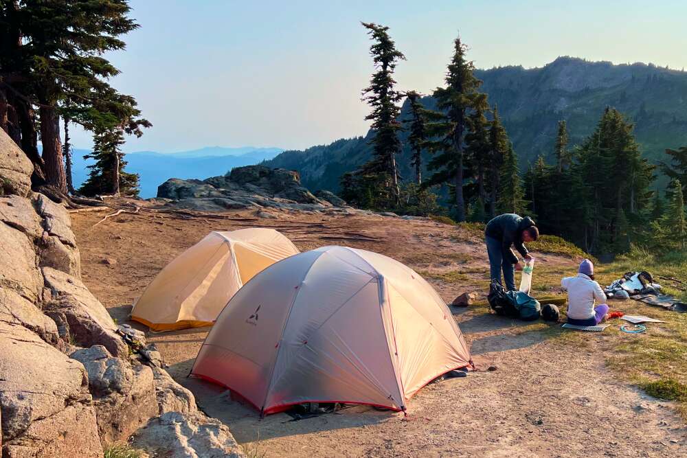 testing the best 3 person tent for backpacking