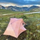 A Zpacks Free Zip Tent on a plateau