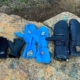 Ultralight backpacking Glove System laid out make for great hiking gifts