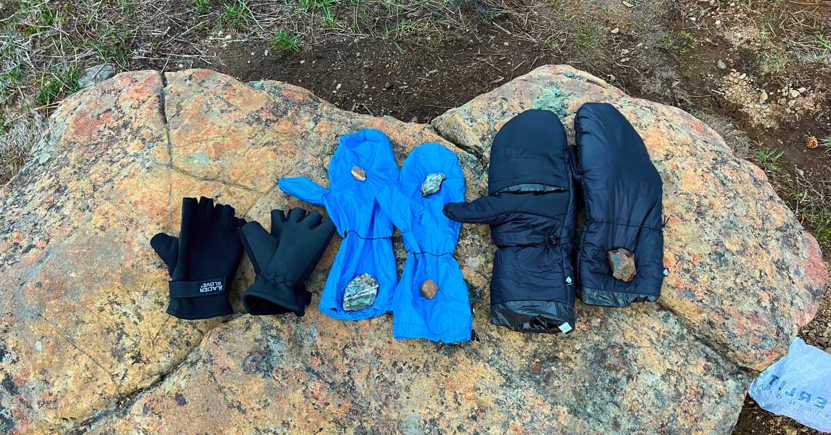 Ultralight Backpacking Glove System For Cold Weather