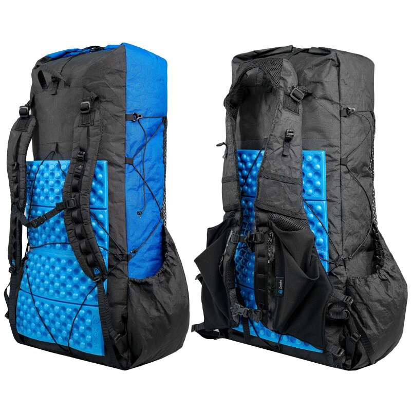 Zpacks Super Nero Ultra 50 with vest and standard straps two ultralight packs with standard and vest straps
