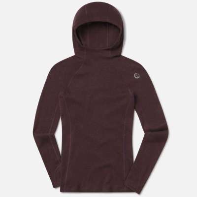 PAKA Alpaca Thermal Hoodie maroon PAKA Alpaca Thermal Hoodie maroon