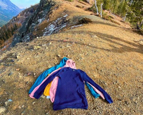 Ultralight Hiking Clothes as part of a layering system for cold mountain weather