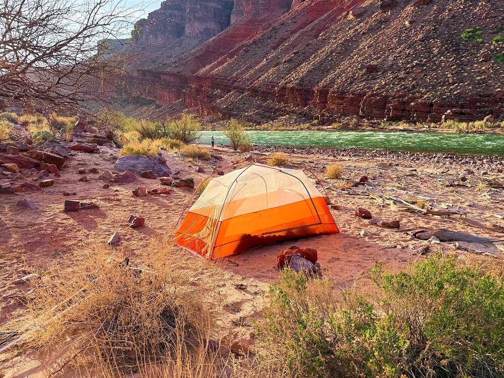 Big Agnes Copper Spur UL Big Agnes Copper Spur UL in the desert