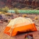 Big Agnes Copper Spur UL 2025 edition next to river