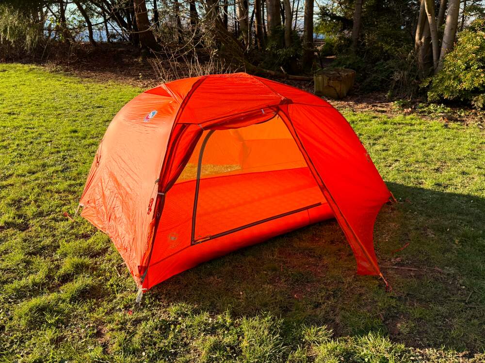 Big Agnes Copper Spur UL Big Agnes Copper Spur UL on the grass