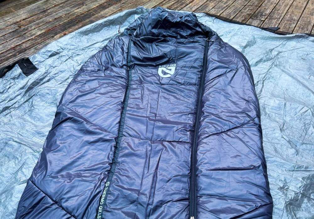 NEMO Soul Sleeping Bag-12 top zip and gill