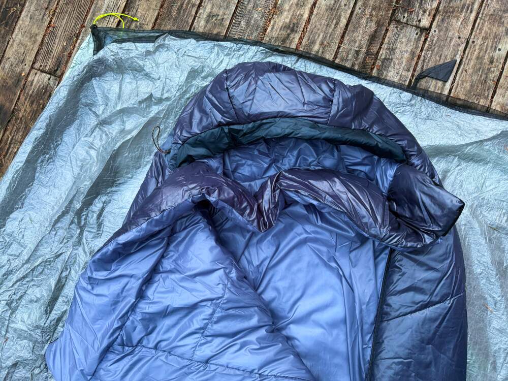 NEMO Soul Sleeping Bag-4 close up on draft collar