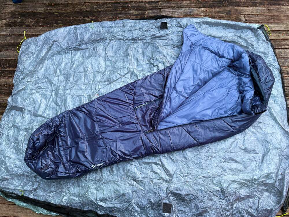 NEMO Soul Sleeping Bag-5 open sleeping bag
