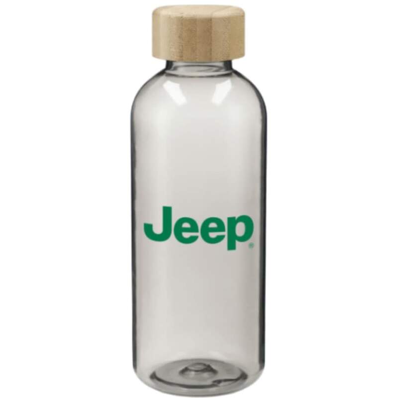 Promotional Bottle 100% recycled Promotional water Bottle with bamboo lid and jeep logo