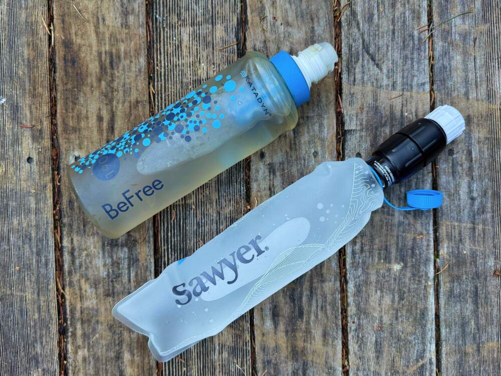 Sawyer Squeeze x CNOC-7 cnoc hydriam vs katadyn befree