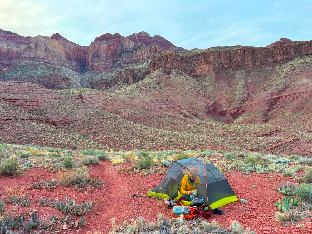Big Agnes Tiger Wall UL 2025-1 Big Agnes Tiger Wall UL 2025 in the desert