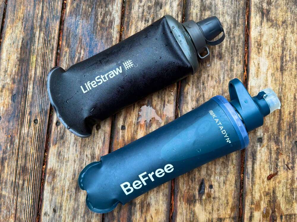 Katadyn BeFree AC vs Lifestraw Peak Squeeze Katadyn BeFree AC vs Lifestraw Peak Squeeze