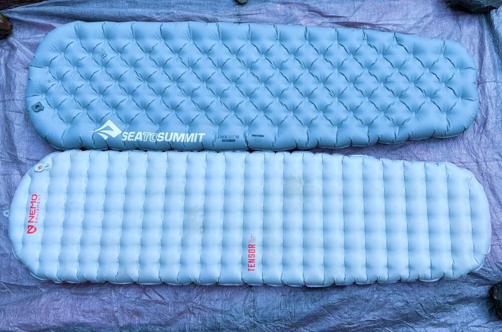 Sea to summit etherlight xr vs nemo tensor all-season