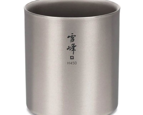 Snow Peak Ti-Double H450 Stacking Mug Snow Peak Ti-Double H450 Stacking Mug