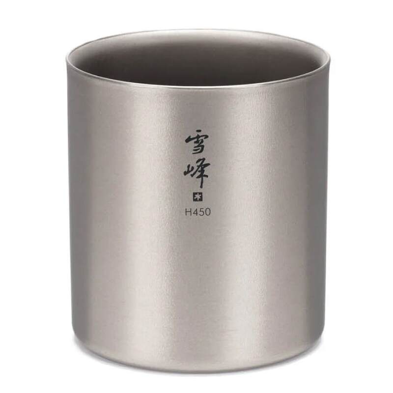 Snow Peak Ti-Double H450 Stacking Mug Snow Peak Ti-Double H450 Stacking Mug