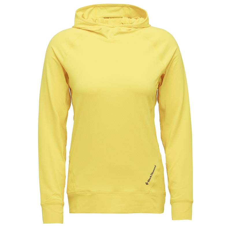Black Diamond Alpenglow Sun Hoodie black diamond alpenglow in yellow