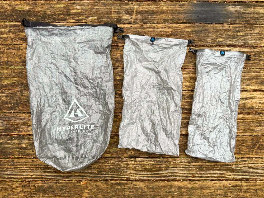Ultralight Dry Bags Dyneema-1 Ultralight Dry Bags made of Dyneema